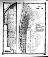 Albany Township, Mississippi River, Albany, Whiteside County 1872